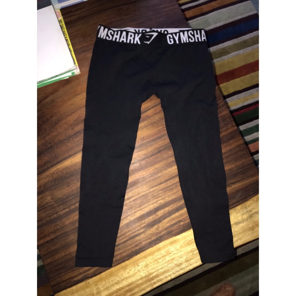 Gymshark fit leggings 7/8 black size small